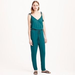 J. Crew Crepe tassel jumpsuit
